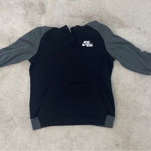 NIKE baseball half-sleeve hoodie